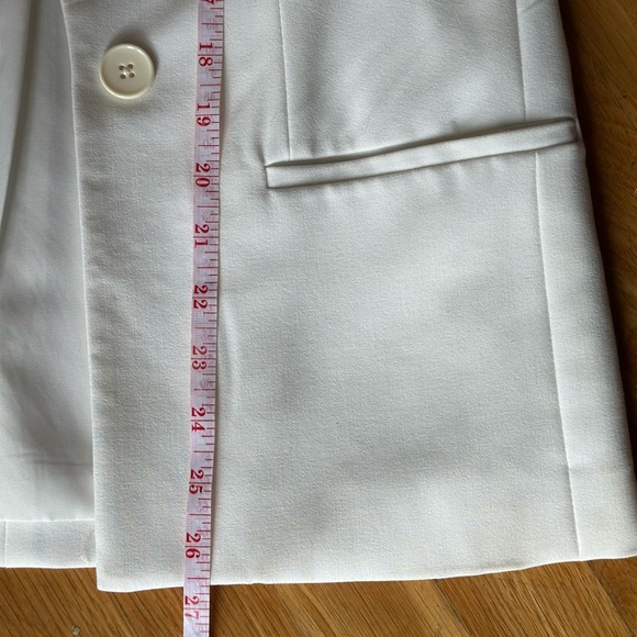 Mossimo Women’s Double Breasted Long Vest Black & Cream Size XS Oversized - Picture 8 of 10